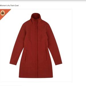 PATAGONIA Au Train Polartec fleece Softshell Long Jacket Goji Berry Size Small